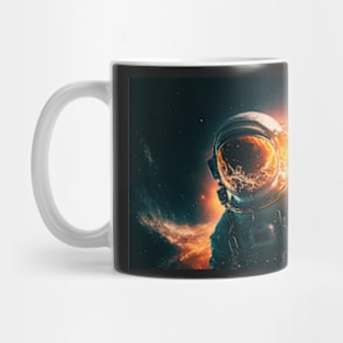 Astronaut in the space #2 Mug